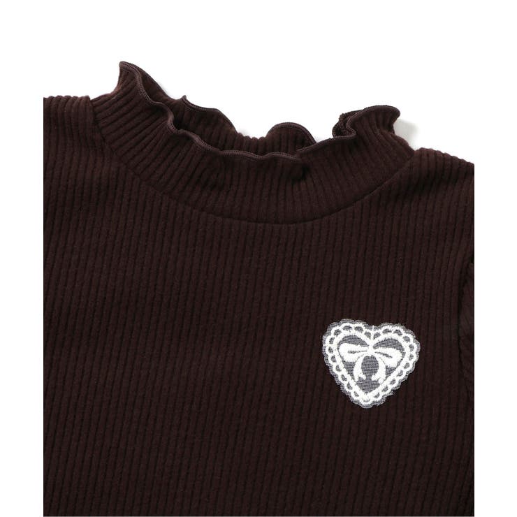 あったかパフスリーブリブトップス | F.O.Online Store | 詳細画像4 