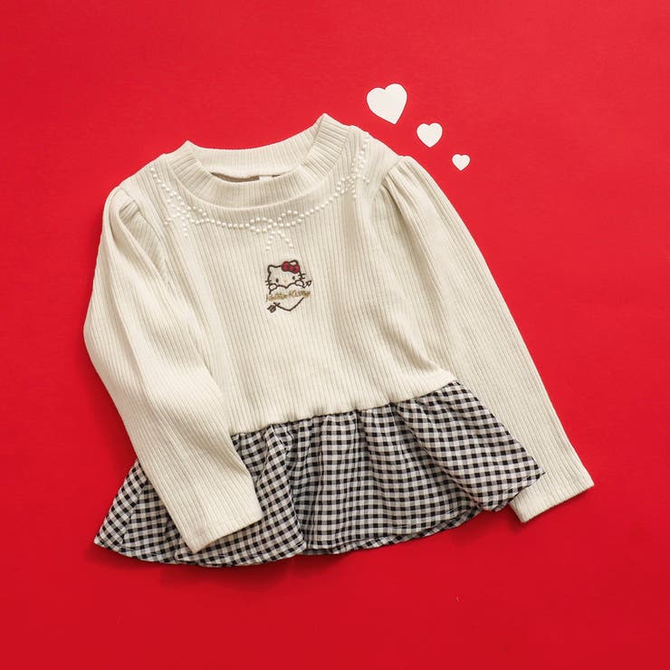 アイボリー | ハローキティペプラムフリルトップス | F.O.Online Store