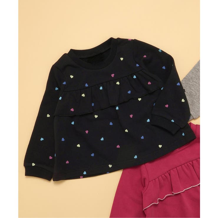 ブラック | WEB限定 フレアフリルトレーナー | F.O.Online Store