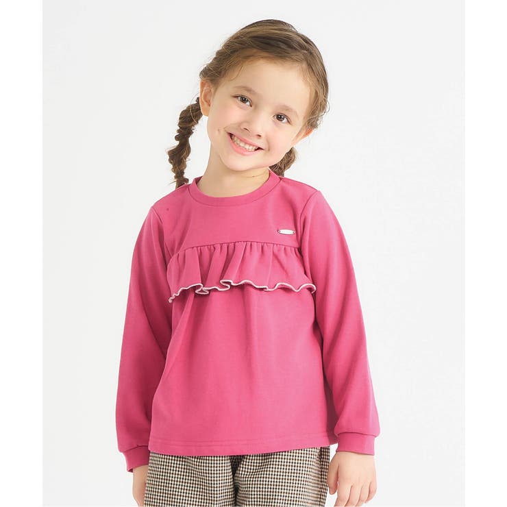 ローズピンク | WEB限定 フレアフリルトレーナー | F.O.Online Store