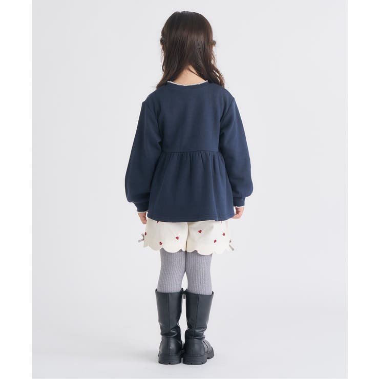 WEB限定 裏シャギーペプラム刺繍トレーナー | F.O.Online Store | 詳細画像17 