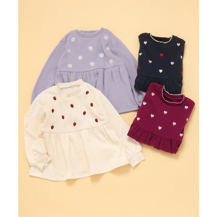 WEB限定 裏シャギーペプラム刺繍トレーナー | F.O.Online Store | 詳細画像20 