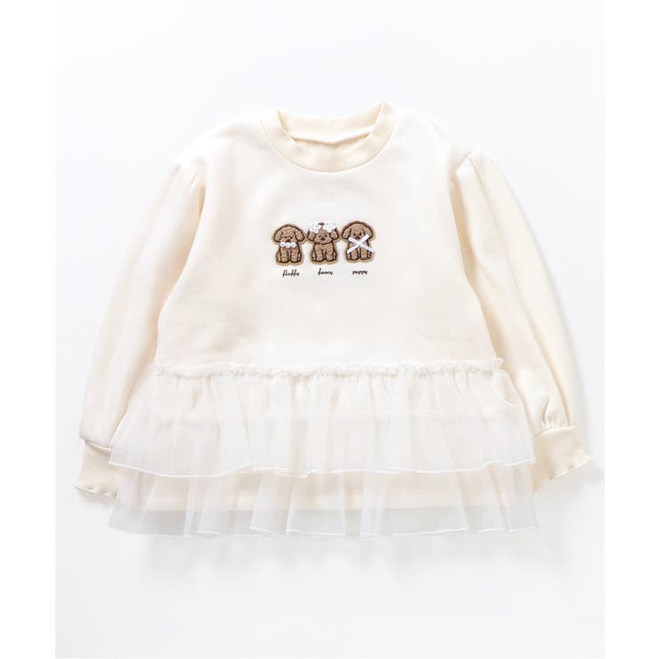 裏シャギーペプラムモチーフトレーナー | F.O.Online Store | 詳細画像2 