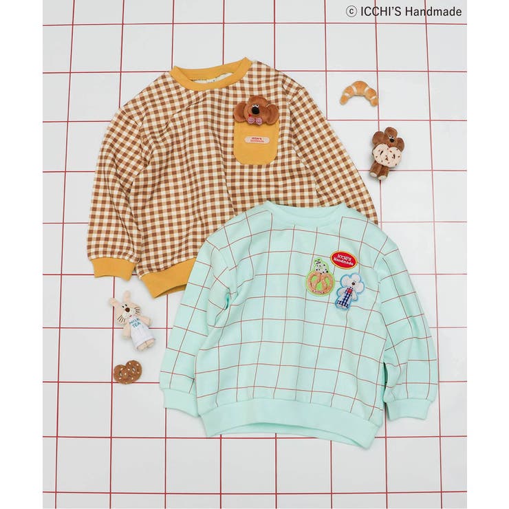 【ICCHI'S HANDMADE】モチーフ付きトレーナー  | F.O.Online Store | 詳細画像7 