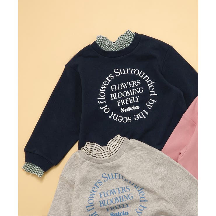 ネイビーブルー | WEB限定 レイヤードロゴトレーナー | F.O.Online Store