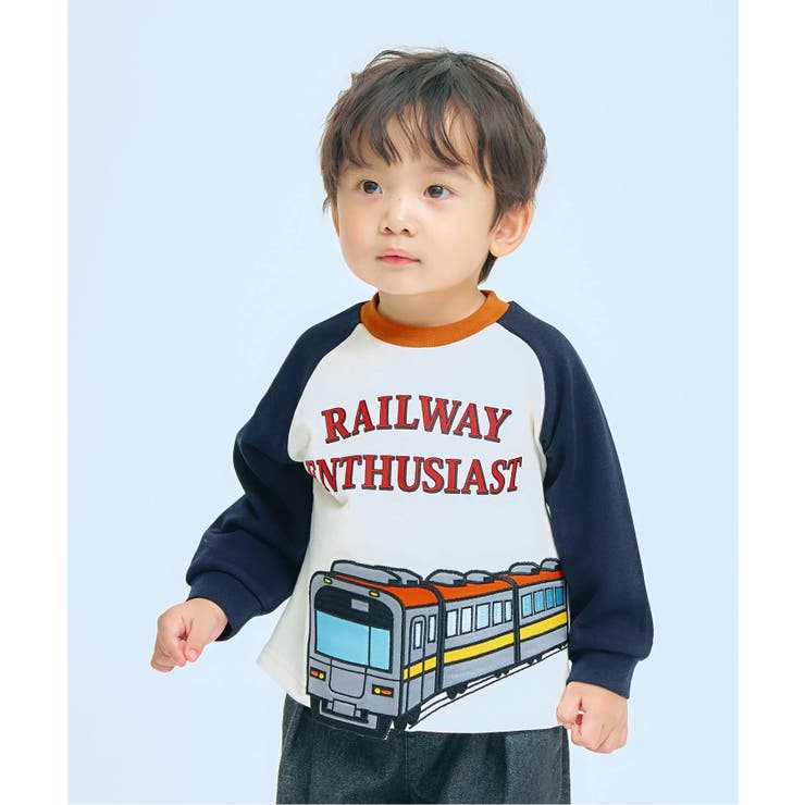 ネイビーブルー | 3柄ビックモチーフトレーナー | F.O.Online Store