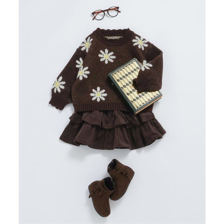 ハート・フラワー・ネコモチーフニット | F.O.Online Store | 詳細画像22 