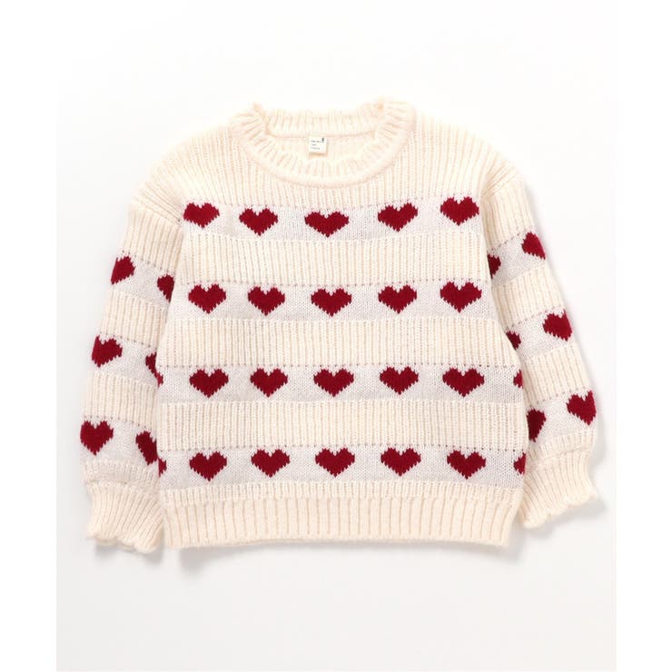 ハート・フラワー・ネコモチーフニット | F.O.Online Store | 詳細画像6 