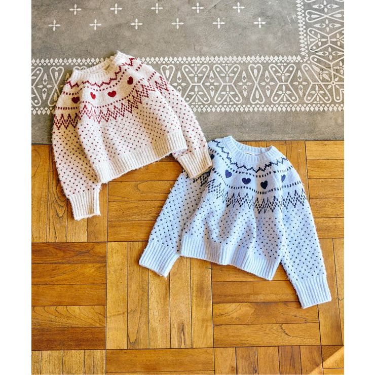 ハートノルディックニットトップス  洗濯機で洗える | F.O.Online Store | 詳細画像11 