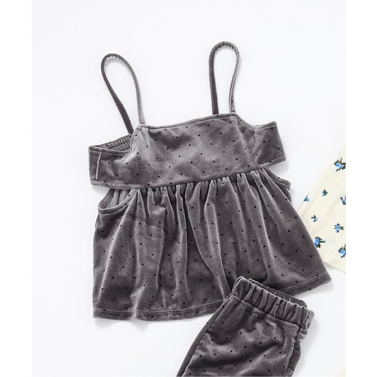 グレー | ベロアサイドオープンビスチェ | F.O.Online Store