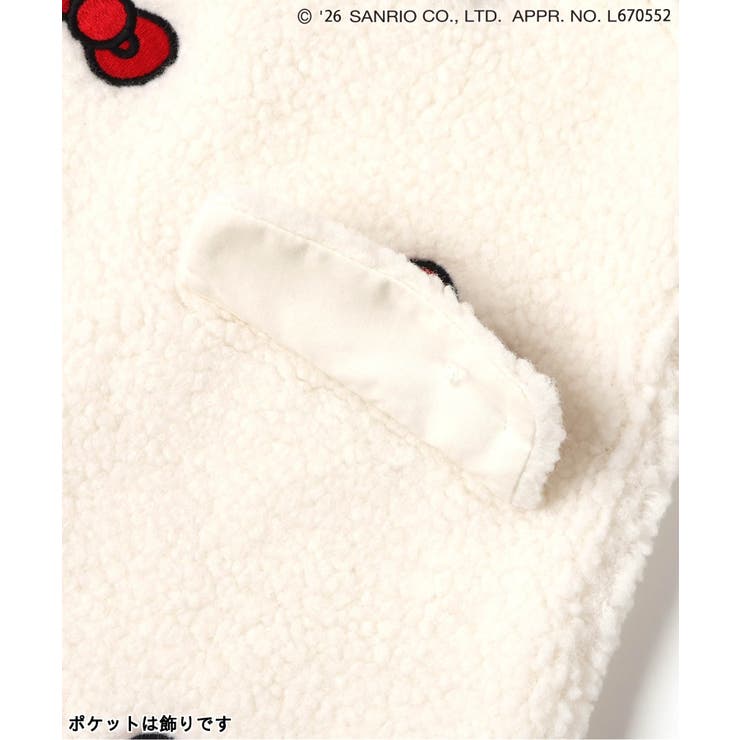 【サンリオキャラクターズ】ハローキティ リボン刺繍ジャンスカ | F.O.Online Store | 詳細画像7 