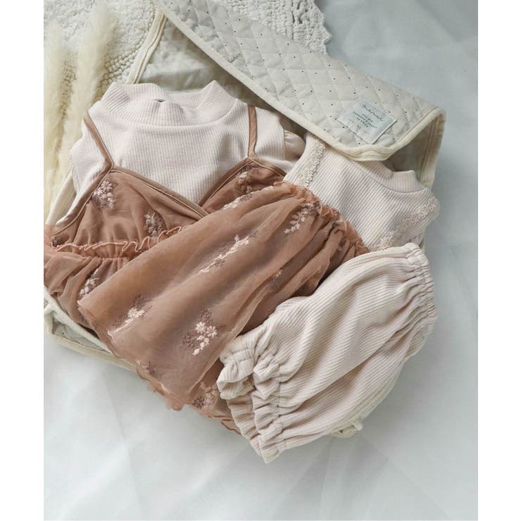 flower刺繍チュールワンピース[品番：FOKK0005863]｜F.O.Online Store