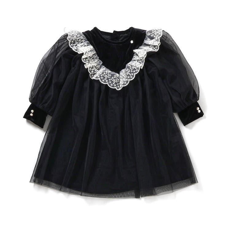 【リンク】ベロアチュールワンピース_アプレレクールマシェリ | F.O.Online Store | 詳細画像2 