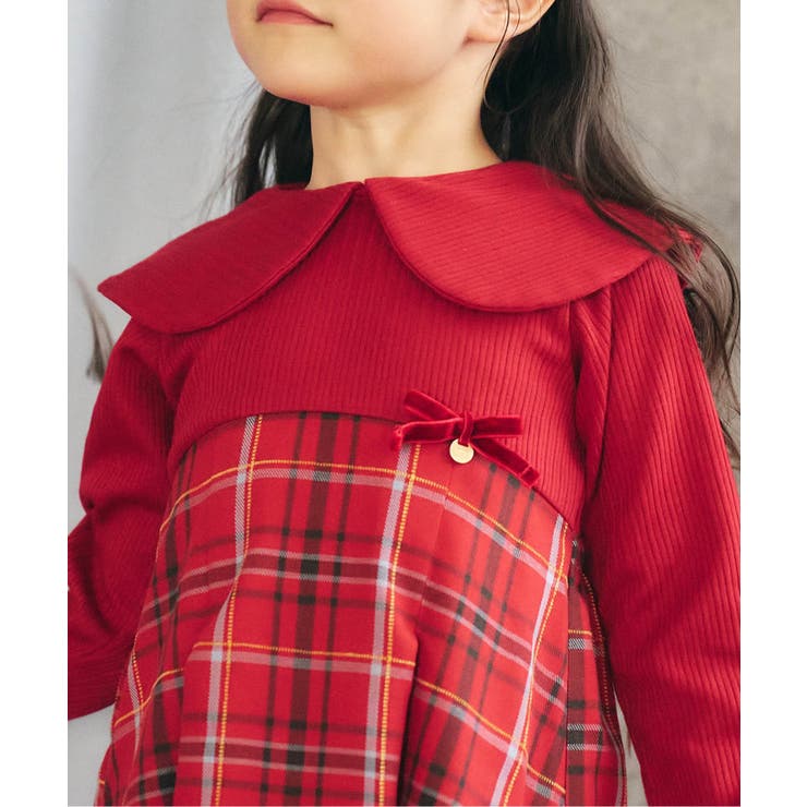 【リンク】ケープカラーチェックワンピース | F.O.Online Store | 詳細画像11 