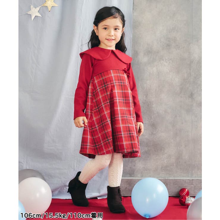 【リンク】ケープカラーチェックワンピース | F.O.Online Store | 詳細画像9 