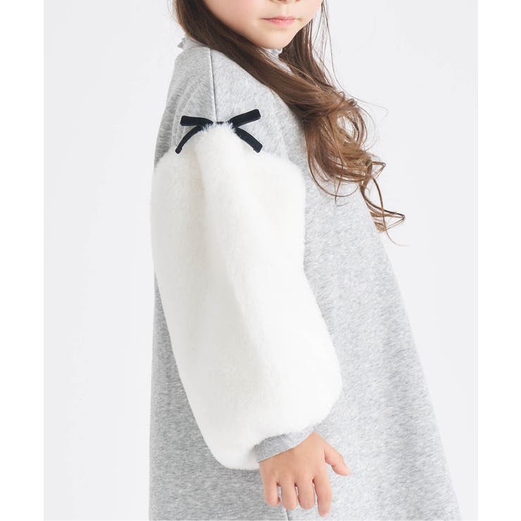 WEB限定 裏シャギー袖ボアワンピース | F.O.Online Store | 詳細画像6 