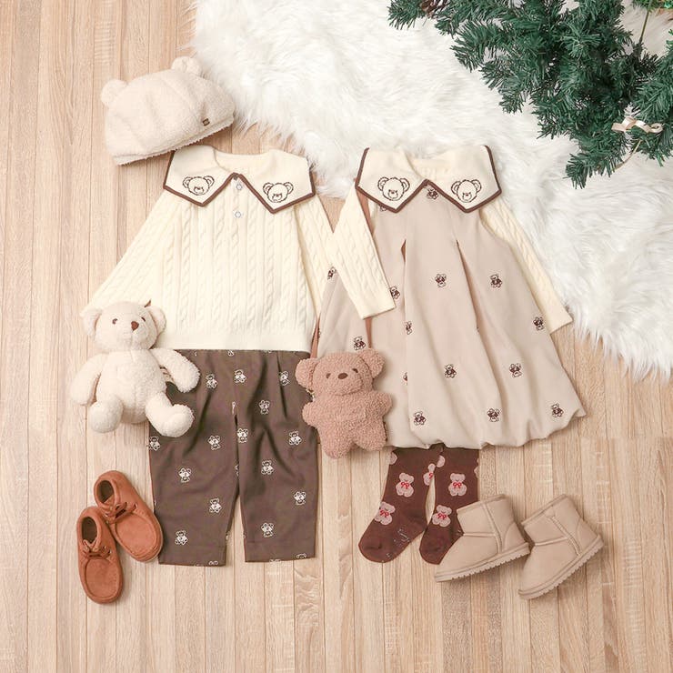 リンク】tiny bear ジャンパースカート[品番：FOKK0021638]｜F.O.