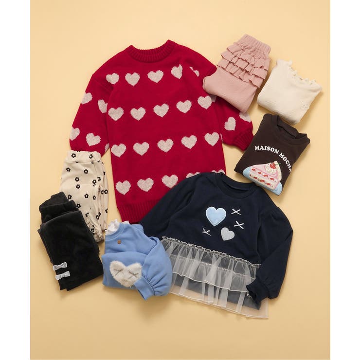 WEB限定 フラワー・ハートニットワンピース | F.O.Online Store | 詳細画像4 