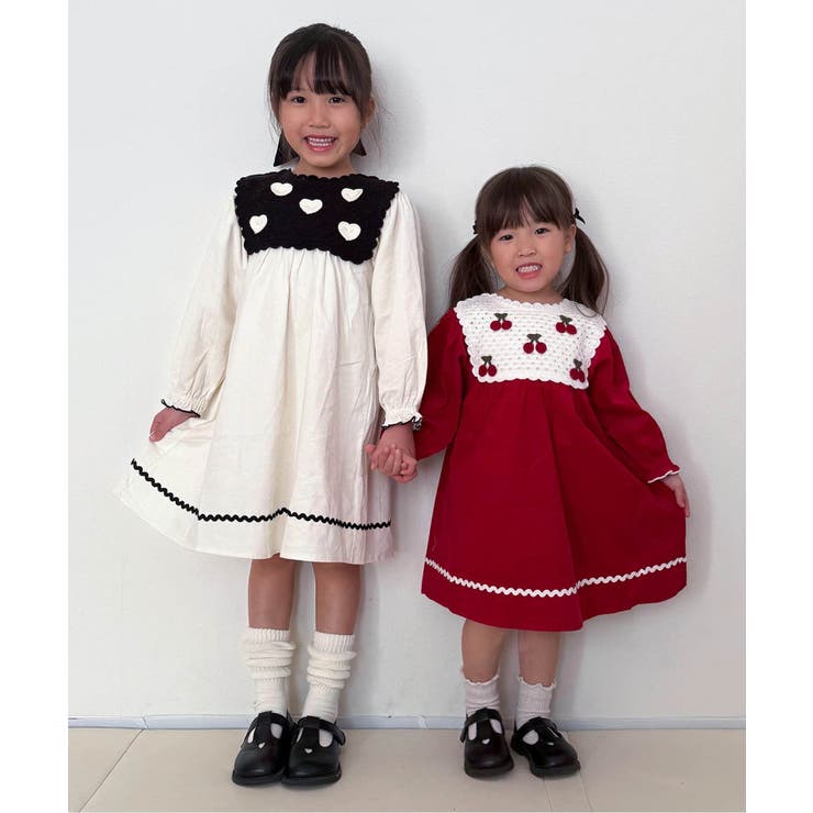 ハート・フラワー・さくらんぼモチーフワンピース | F.O.Online Store | 詳細画像24 