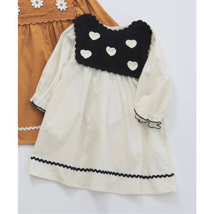 アイボリー | ハート・フラワー・さくらんぼモチーフワンピース | F.O.Online Store