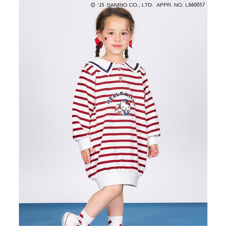 ボーダー柄 | 「ハローキティ」セーラーワンピース | F.O.Online Store