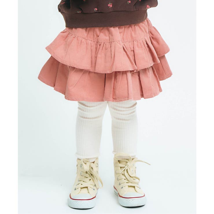 ピンク | ティアードインパンツ付きスカート | F.O.Online Store