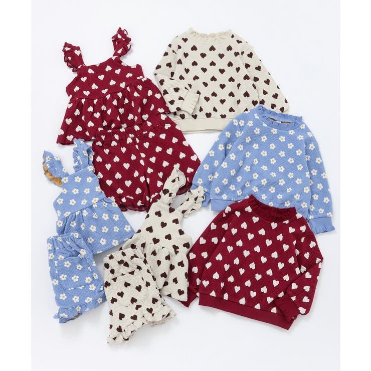 ハート・フラワージャガードビスチェ＆フリルショートパンツセット  ショート丈 | F.O.Online Store | 詳細画像26 