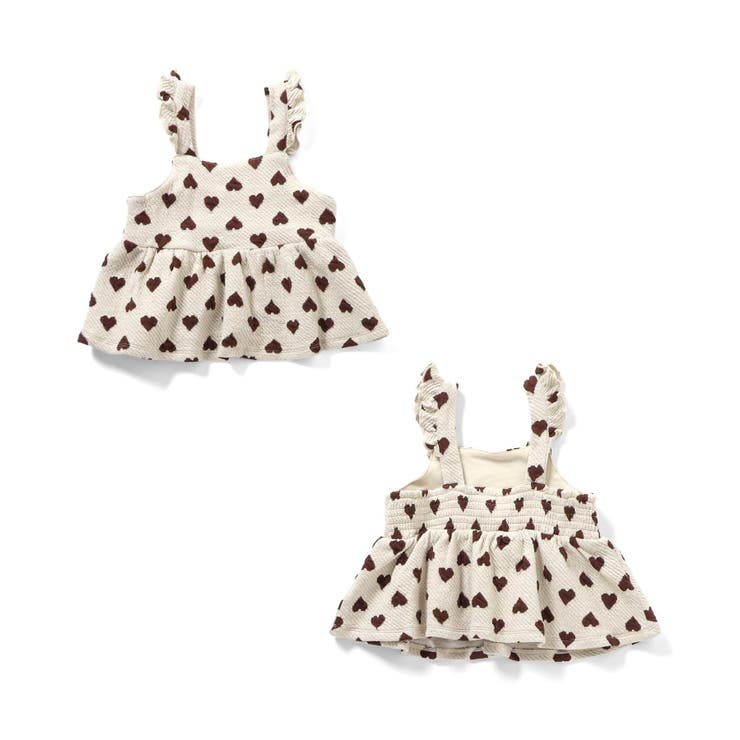 ハート・フラワージャガードビスチェ＆フリルショートパンツセット  ショート丈 | F.O.Online Store | 詳細画像3 