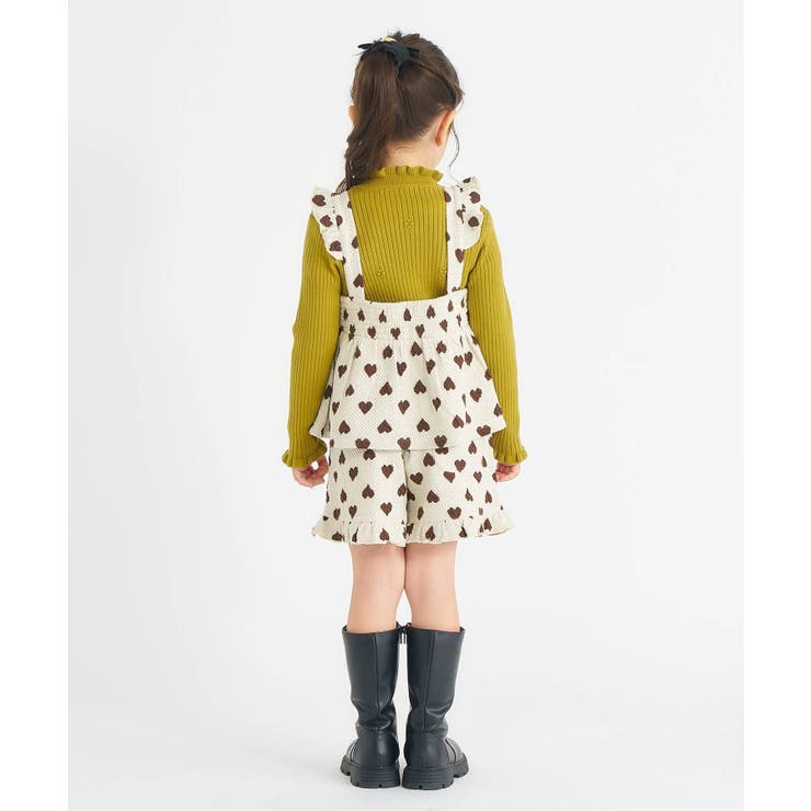 ハート・フラワージャガードビスチェ＆フリルショートパンツセット  ショート丈 | F.O.Online Store | 詳細画像6 