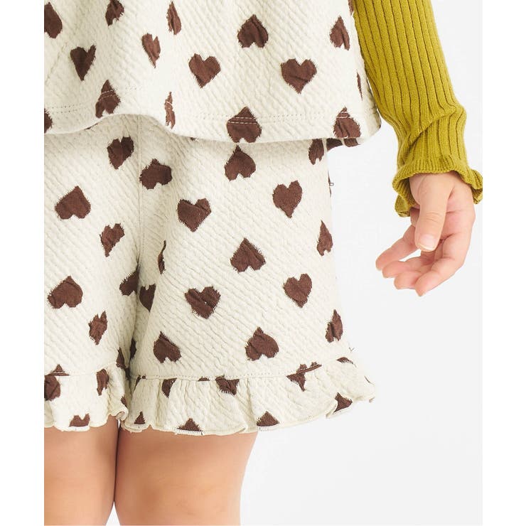 ハート・フラワージャガードビスチェ＆フリルショートパンツセット  ショート丈 | F.O.Online Store | 詳細画像8 