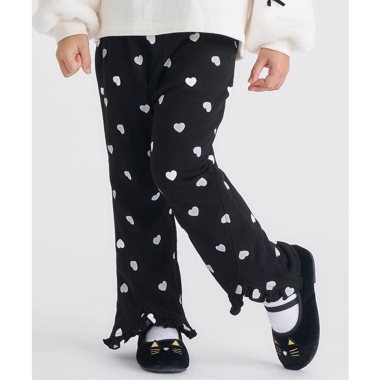 ハート・花柄裾フリルきゅんパンツ  10分丈 | F.O.Online Store | 詳細画像1 