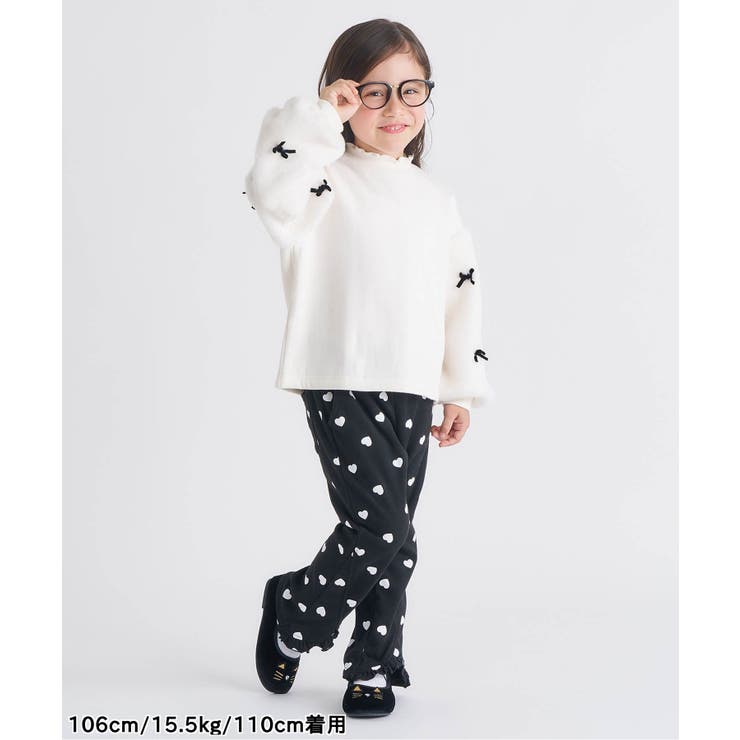 ハート・花柄裾フリルきゅんパンツ  10分丈 | F.O.Online Store | 詳細画像3 