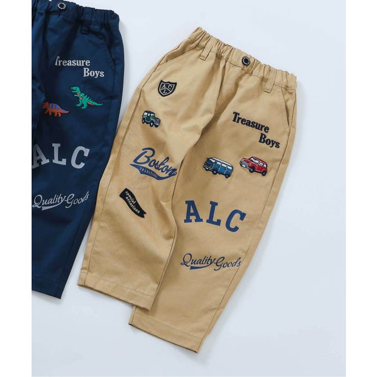 アソートワッペン＆刺繍パンツ  10分丈 | F.O.Online Store | 詳細画像1 