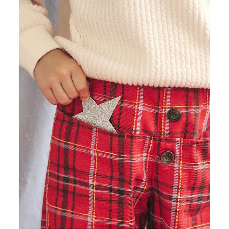 【リンク】フロントボタンチェックパンツ  10分丈 | F.O.Online Store | 詳細画像10