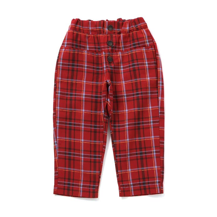 【リンク】フロントボタンチェックパンツ  10分丈 | F.O.Online Store | 詳細画像2