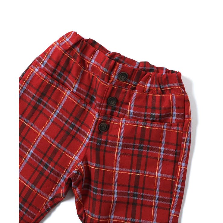 【リンク】フロントボタンチェックパンツ  10分丈 | F.O.Online Store | 詳細画像4