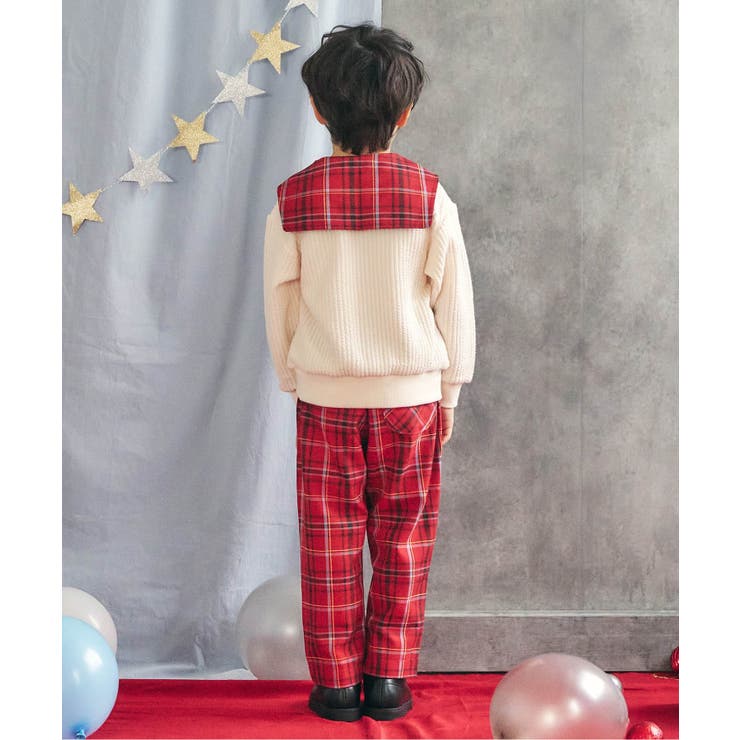 【リンク】フロントボタンチェックパンツ  10分丈 | F.O.Online Store | 詳細画像9