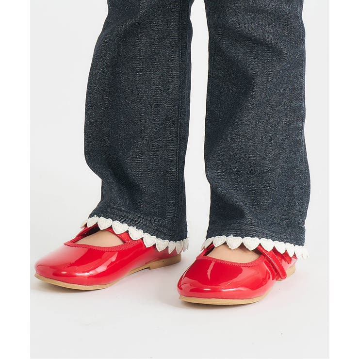 裏起毛ハート・お花ポケットフレアきゅんパンツ  10分丈 | F.O.Online Store | 詳細画像10 