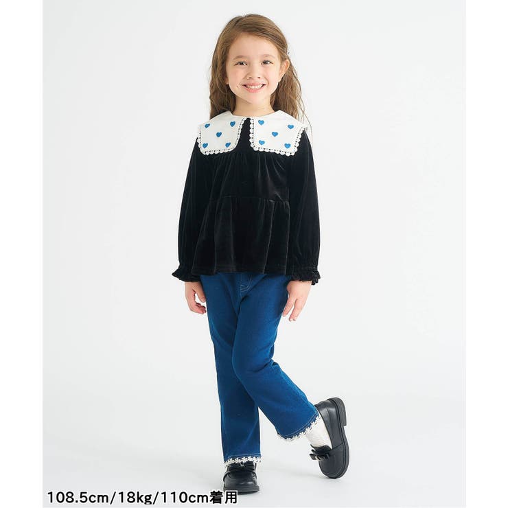 裏起毛ハート・お花ポケットフレアきゅんパンツ  10分丈 | F.O.Online Store | 詳細画像25 