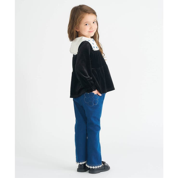 裏起毛ハート・お花ポケットフレアきゅんパンツ  10分丈 | F.O.Online Store | 詳細画像26 