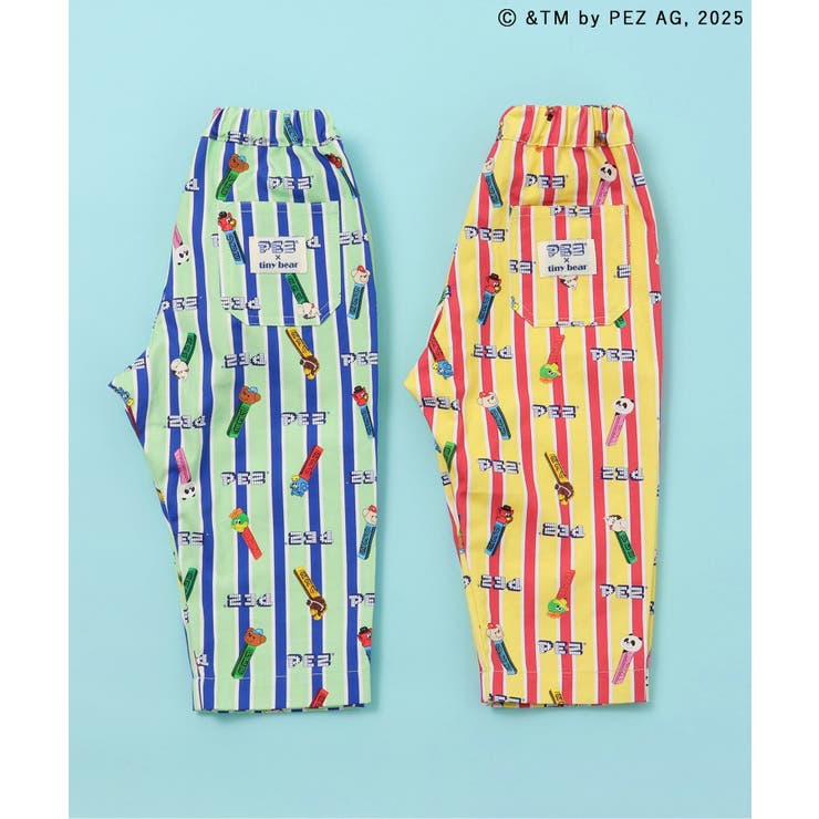 WEB限定 PEZ×tiny bear 総柄パンツ  10分丈 | F.O.Online Store | 詳細画像12 