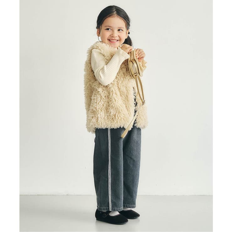 ラインレースデニムパンツ  10分丈 | F.O.Online Store | 詳細画像7 