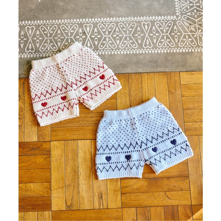 ハートノルディックニットパンツ  ショート丈 洗濯機で洗える | F.O.Online Store | 詳細画像12 
