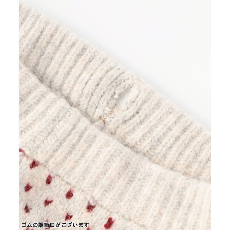 ハートノルディックニットパンツ  ショート丈 洗濯機で洗える | F.O.Online Store | 詳細画像5 