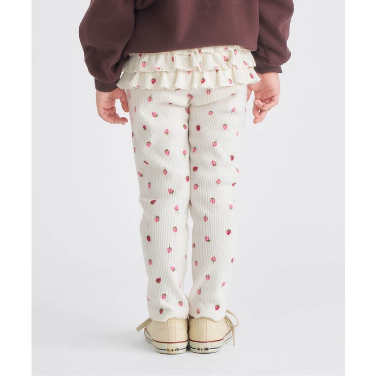 アイボリー | あったかフリルレギンス/7days Style pants  10分丈 | F.O.Online Store