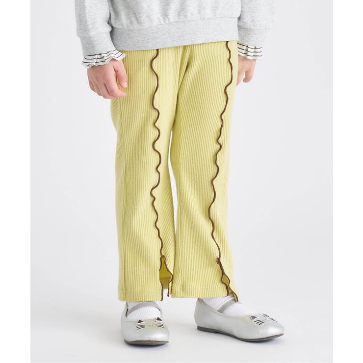 イエロー | WEB限定 あったかメローフレアレギンス  10分丈 | F.O.Online Store