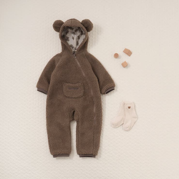 tiny bear なりきりもこもこジャンプスーツ[品番：FOKK0011941]｜F.O.
