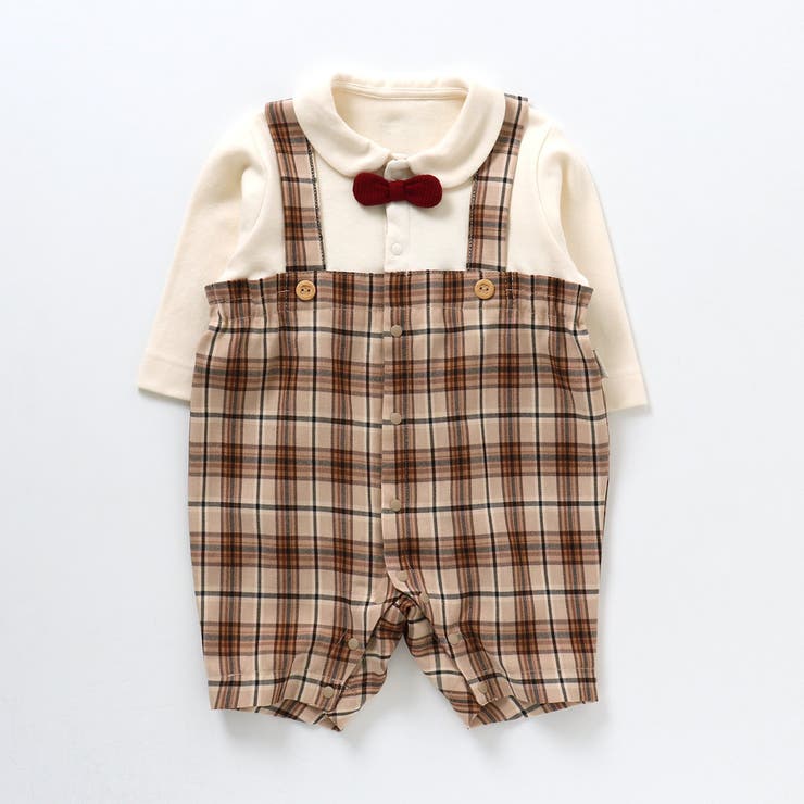 チェック柄 | BOYS サスペンダー付きおめかしカバーオール | F.O.Online Store