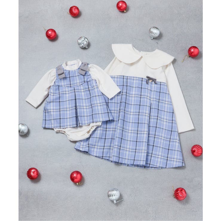 【リンク】肩リボンチェックカバーオール | F.O.Online Store | 詳細画像6 