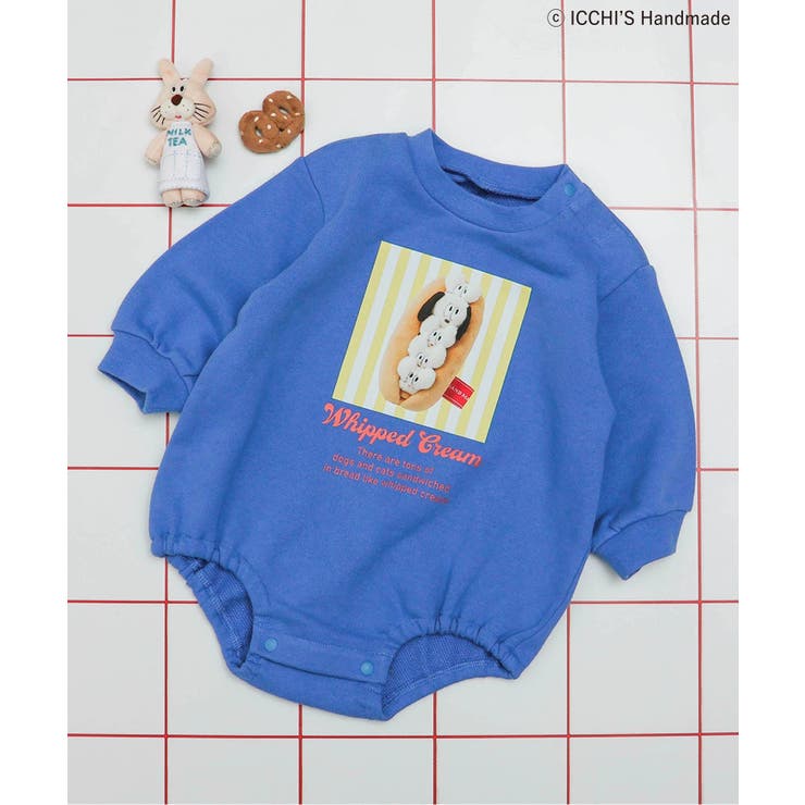 ブルー | 【ICCHI'S HANDMADE】裏毛ボディースーツ | F.O.Online Store